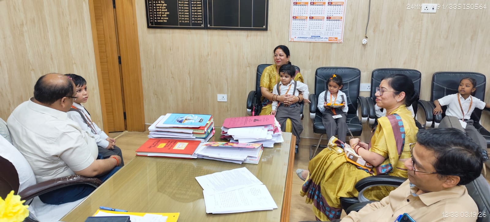 लखीमपुर-खीरी : नव संवत्सर एवं वासंतिक नवरात्रि का शुभारंभ हर्षोल्लास के साथ मनाया गया